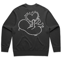 Load image into Gallery viewer, &#39;Abolish Abortion&#39; Faded Crewneck
