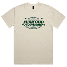 Load image into Gallery viewer, &#39;Fear God Not Government&#39; Heavy Faded Tee
