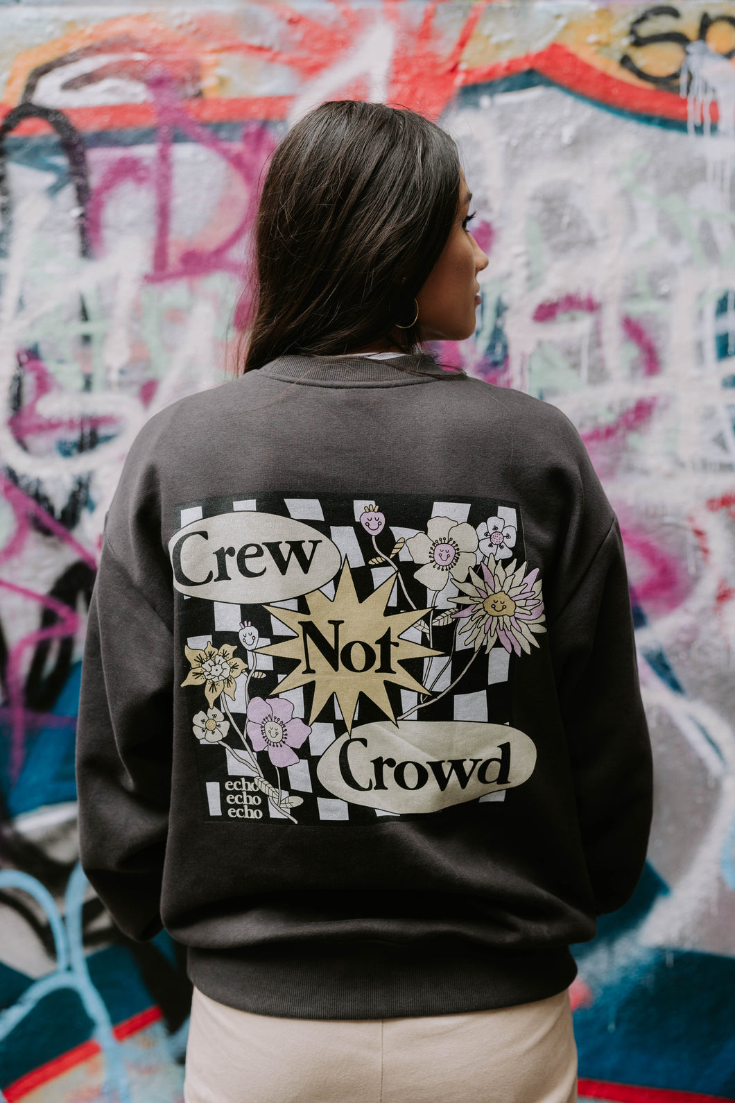 'Crew Not Crowd' Heavy Crewneck