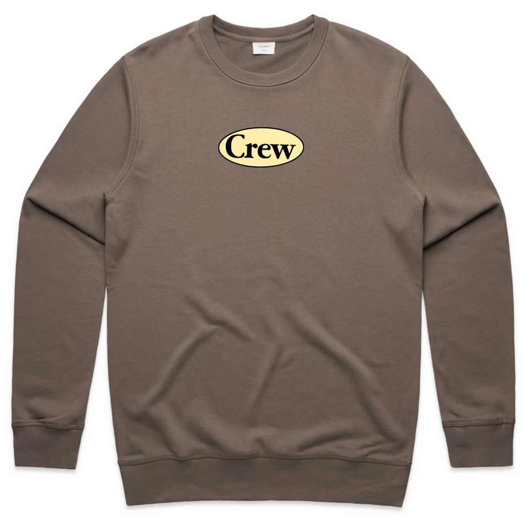 'Crew Not Crowd' Lightweight Crewneck (Cotton)